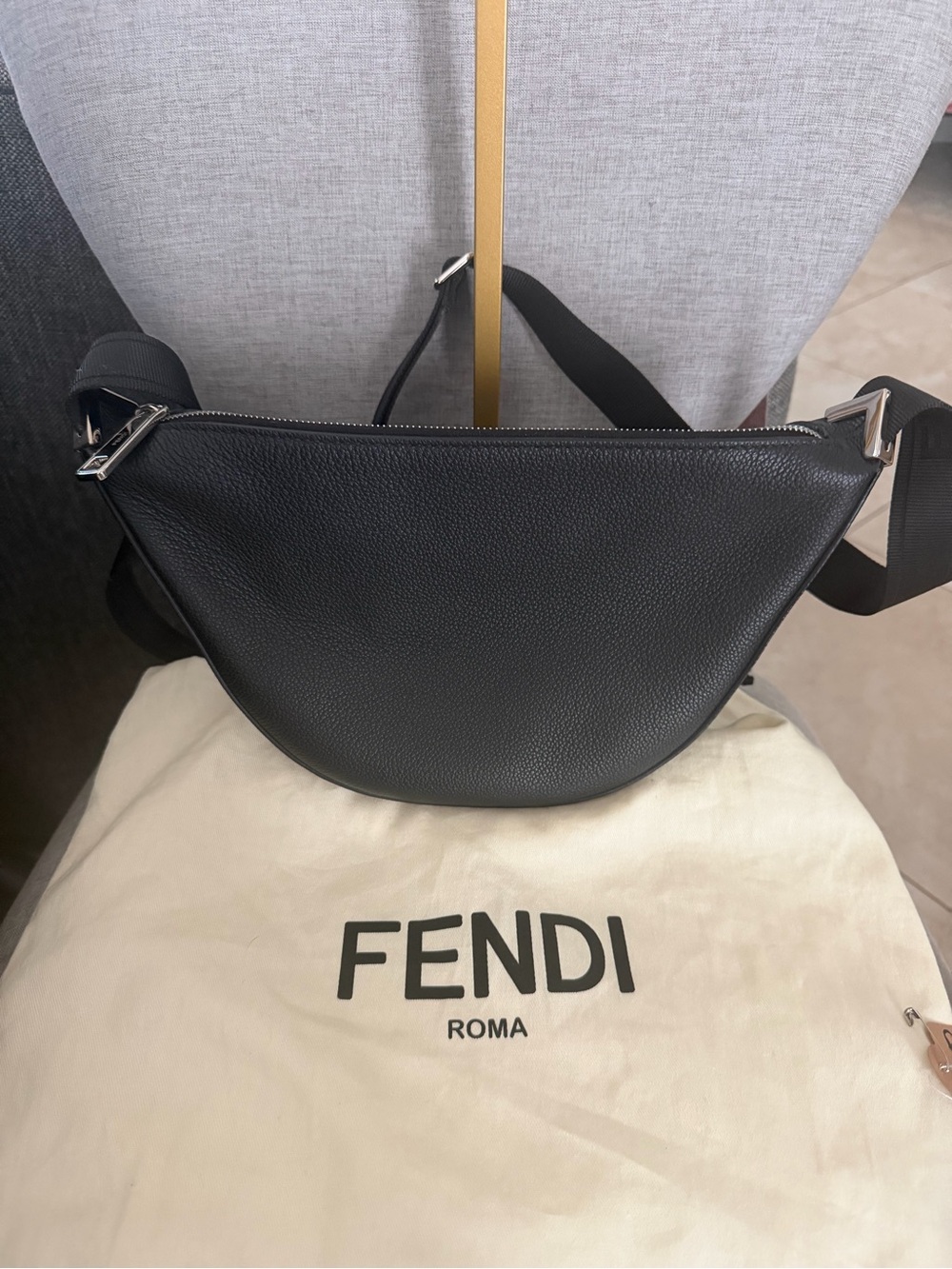 Fendi Melon Black7VA635 unisex bag NEW & RARE